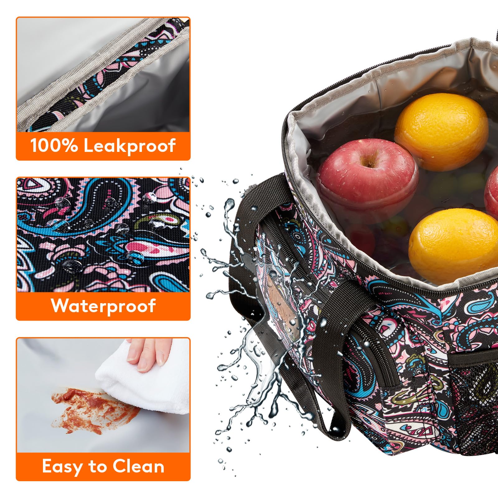Lifewit removable shoulder strap offers comfortable hands-free carrying.