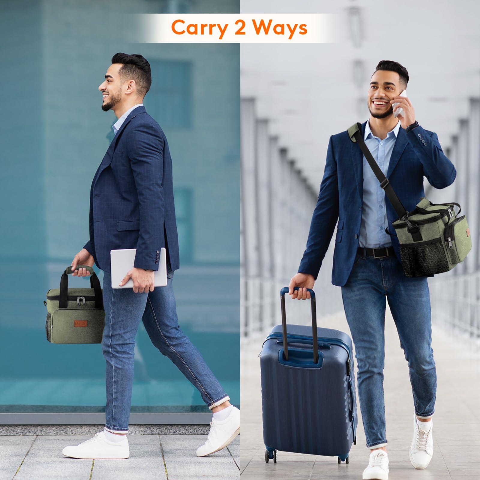Lifewit exterior uses water resistant Oxford fabric.