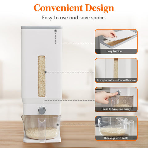 Lifewit measuring cup is transparent for accurate portioning and direct washing.