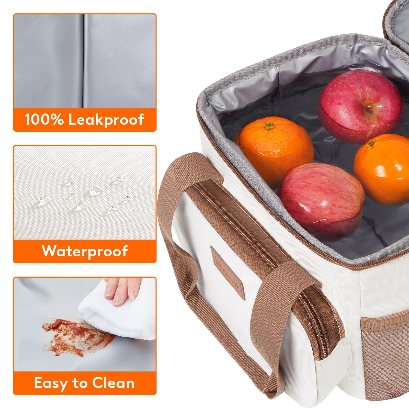 Lifewit leakproof design helps prevent spills during travel.