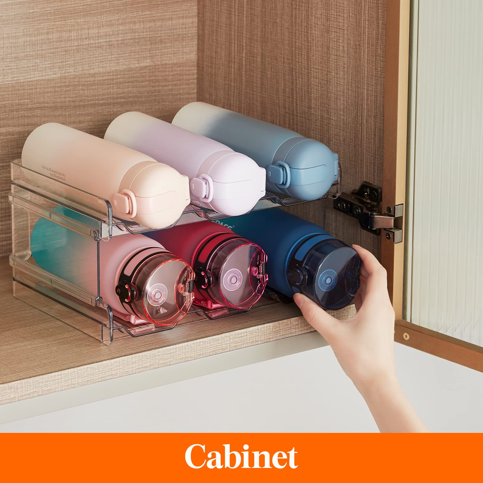 Lifewit Patented Interior Design bottle shelf prevents shaking