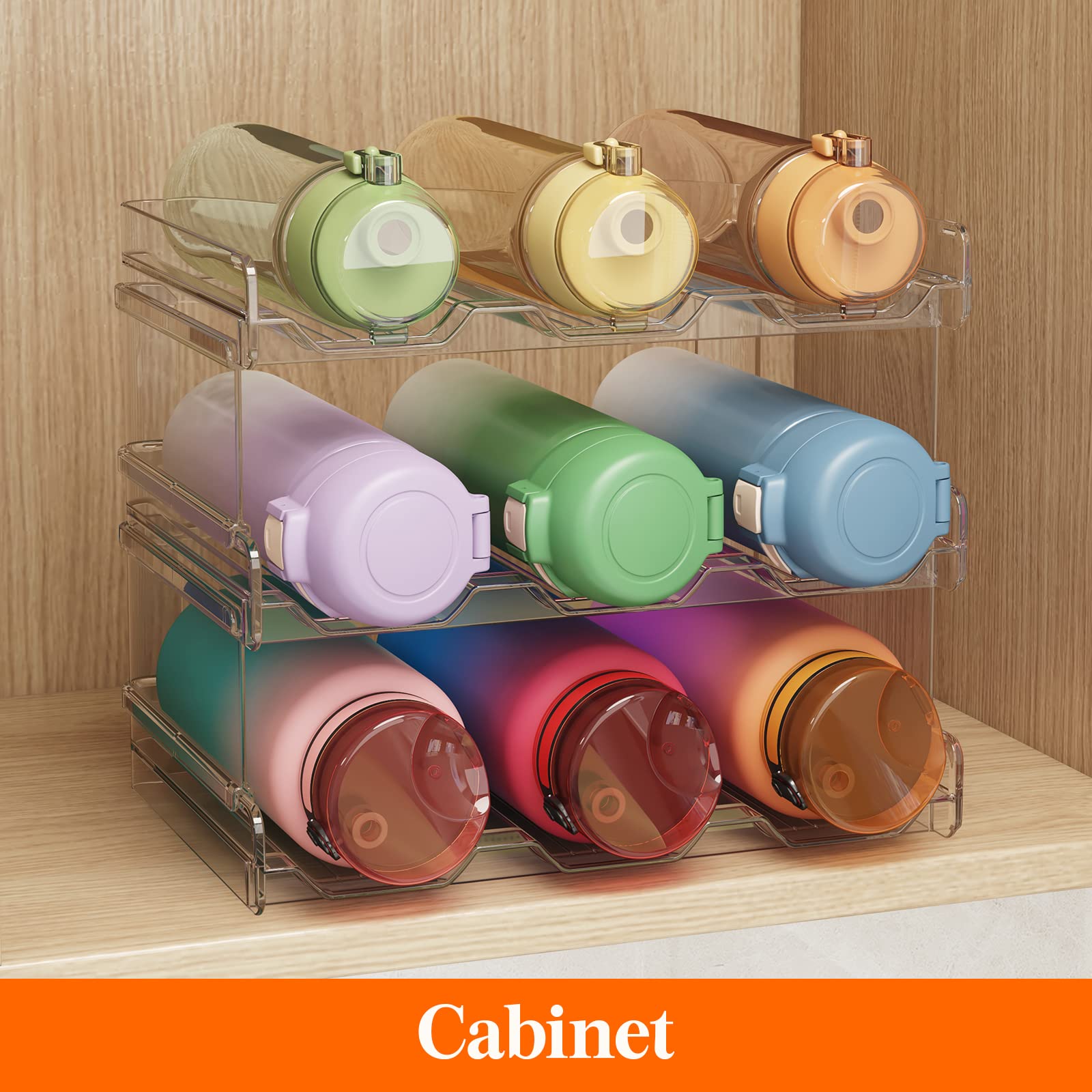 Lifewit patented interior design for stable bottle storage