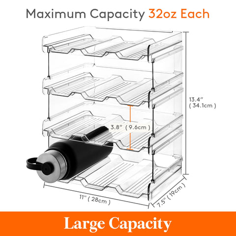 Lifewit patented interior design provides stable bottle alignment.