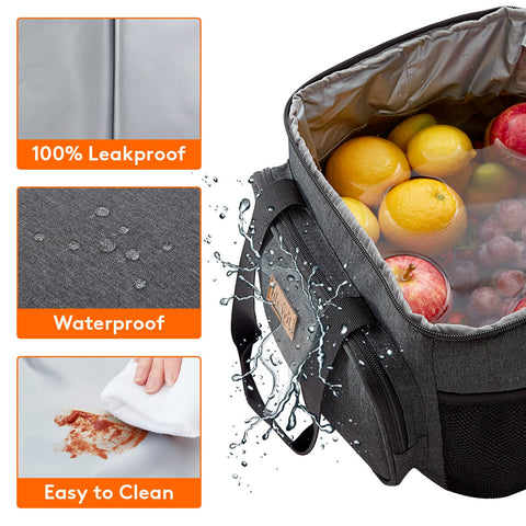 Lifewit PEVA lining interior safe for direct-food contact and easy cleanup