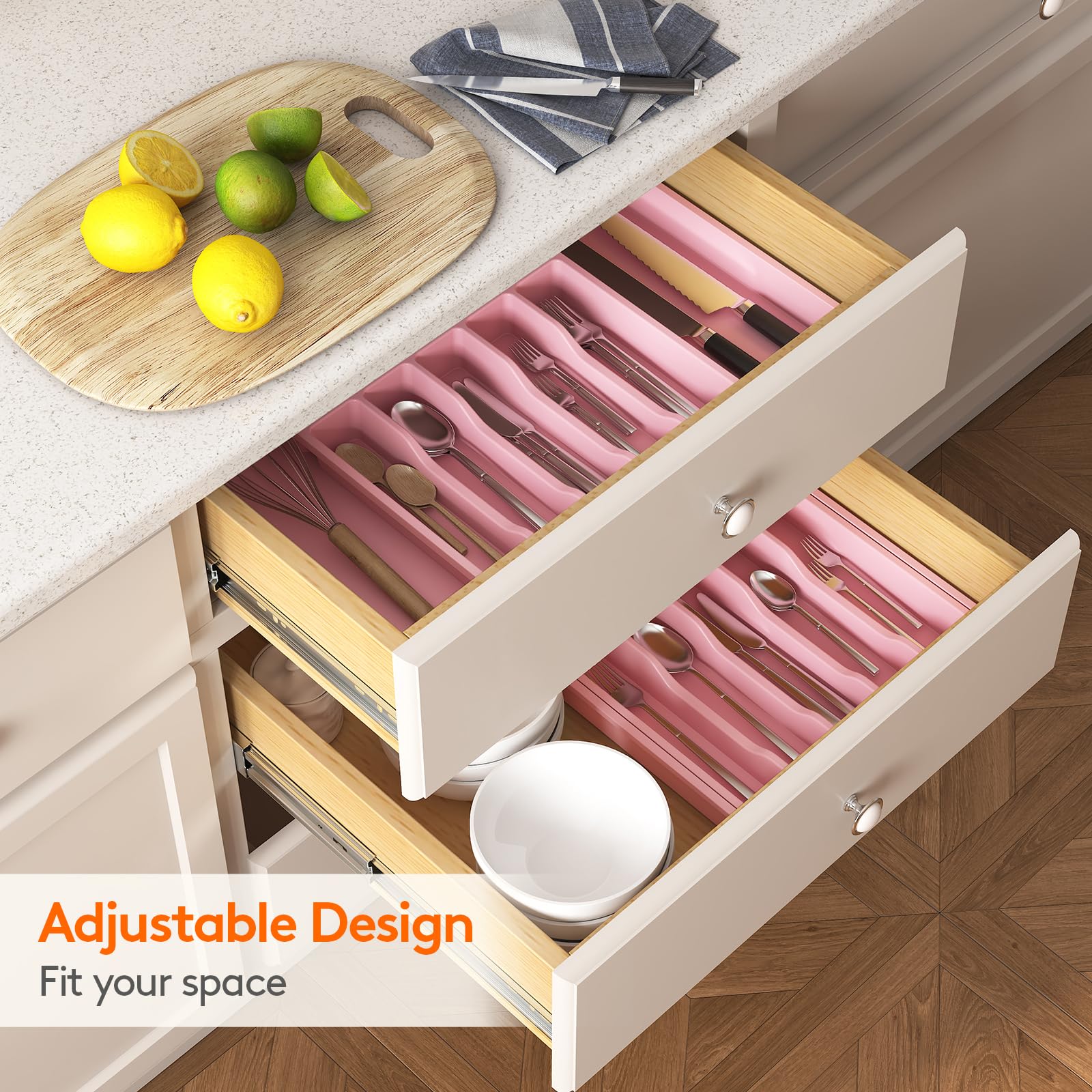 Lifewit pink organizer transforms clutter into tidy storage