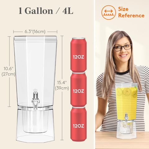 Lifewit removable ice-chamber base keeps beverages cool outdoors