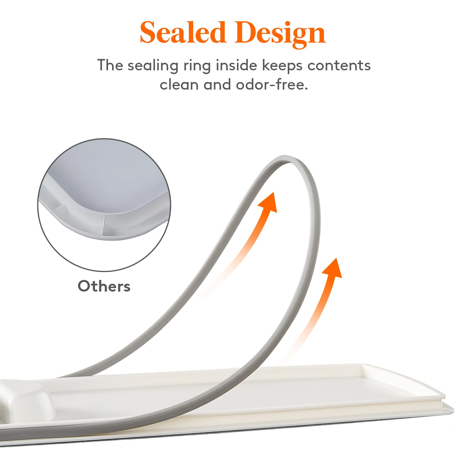 Lifewit rice dispenser scales provide clear visibility of remaining rice.