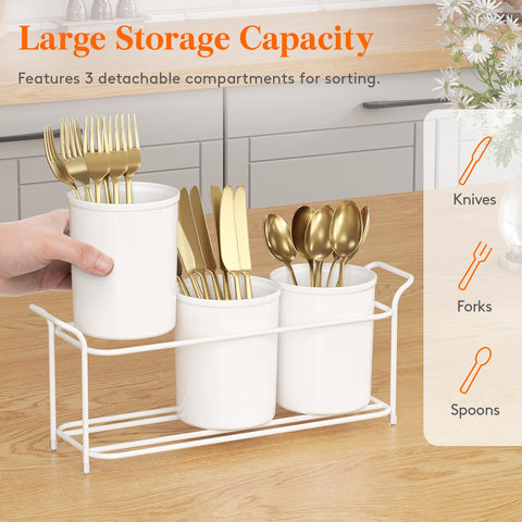 Lifewit versatile caddy also accommodates makeup brushes or office supplies.