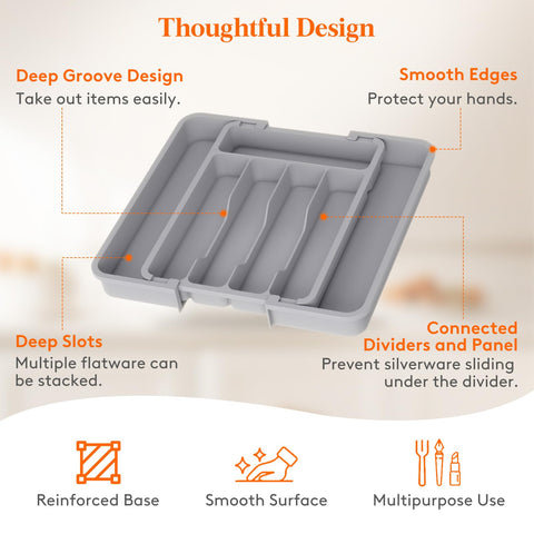 Lifewit drawer-fit design adapts to different drawer sizes