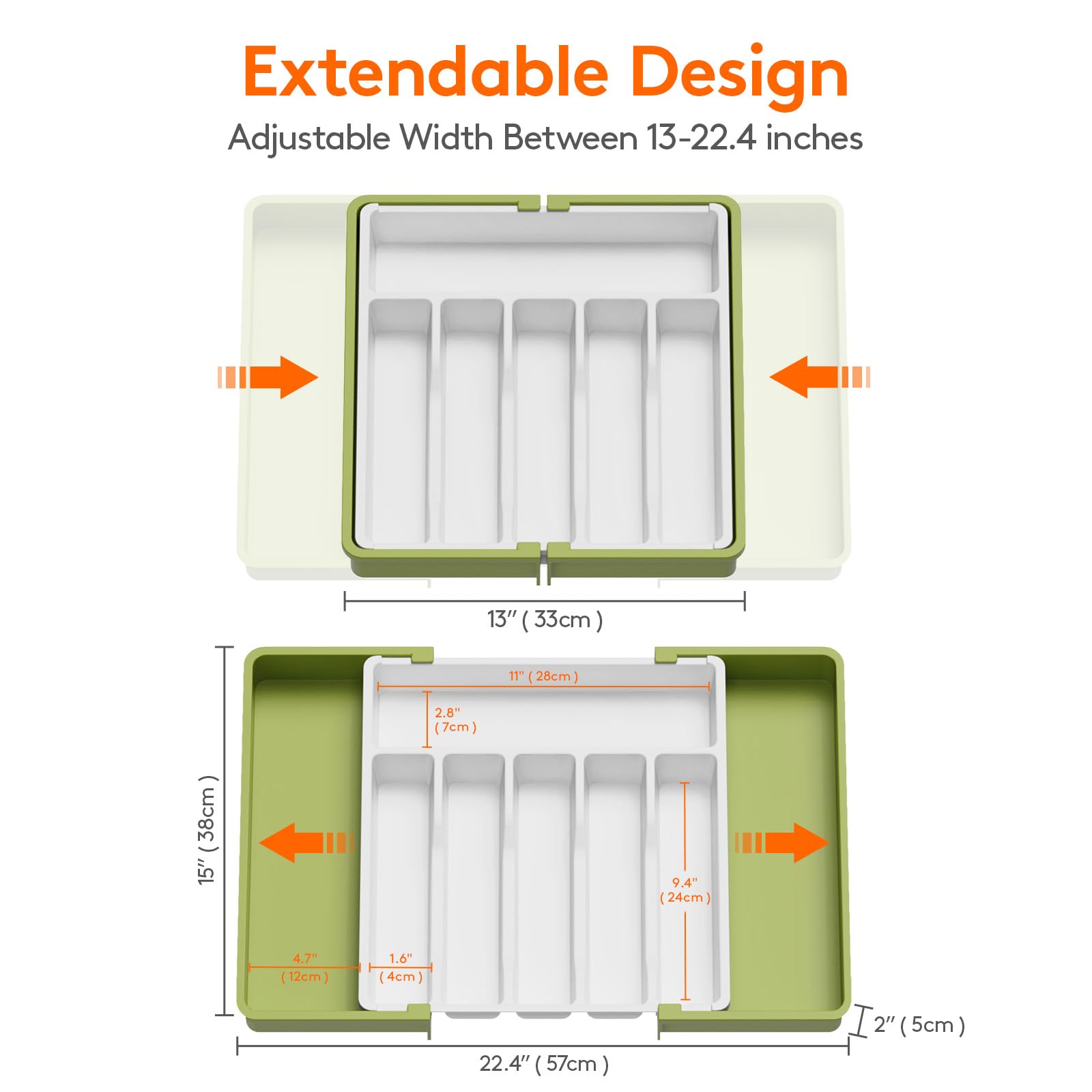 Full assembly shows organized cutlery layout