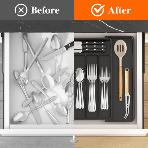 Lifewit retractable tray slides smoothly for quick space reconfiguration.