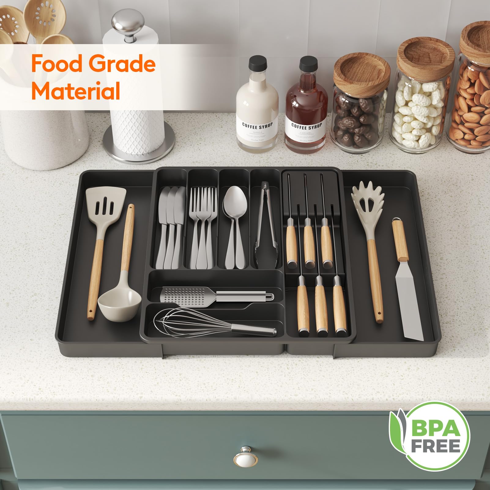 Lifewit detachable tray segments into three sizes for drawers