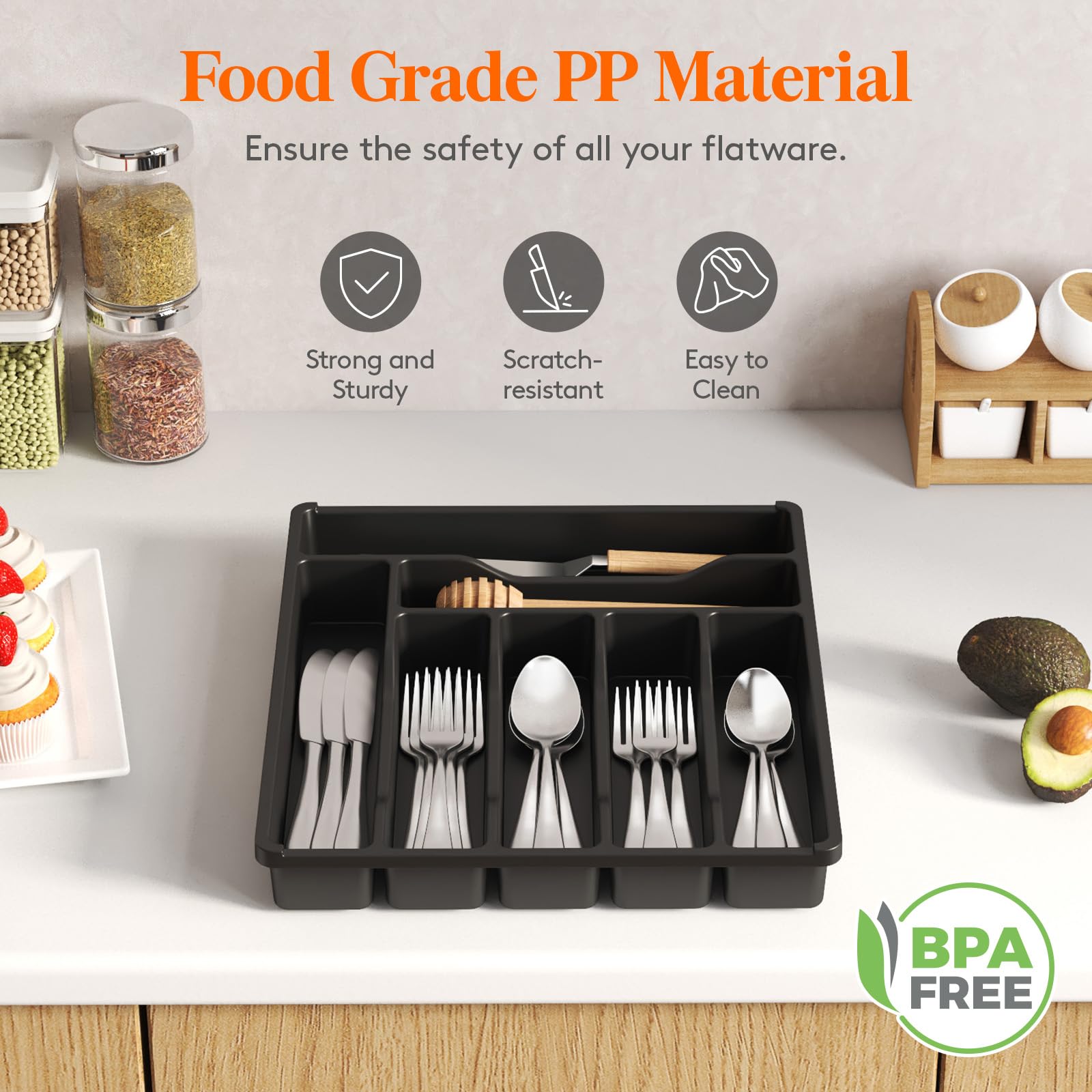 Lifewit tray is versatile for cosmetics, stationery, or sewing kits.