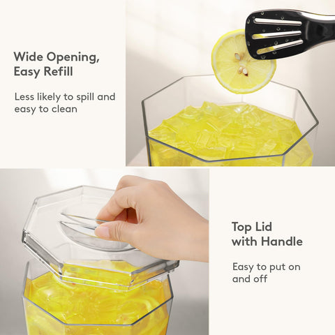 Lifewit compact stand provides stable height for easy serving