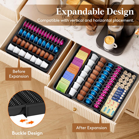 Lifewit sturdy BPA-free plastic ensures durable, easy-to-clean coffee storage.