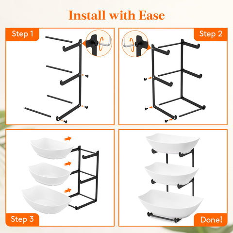 Lifewit sturdy metal stand emphasizing stability and slip resistance