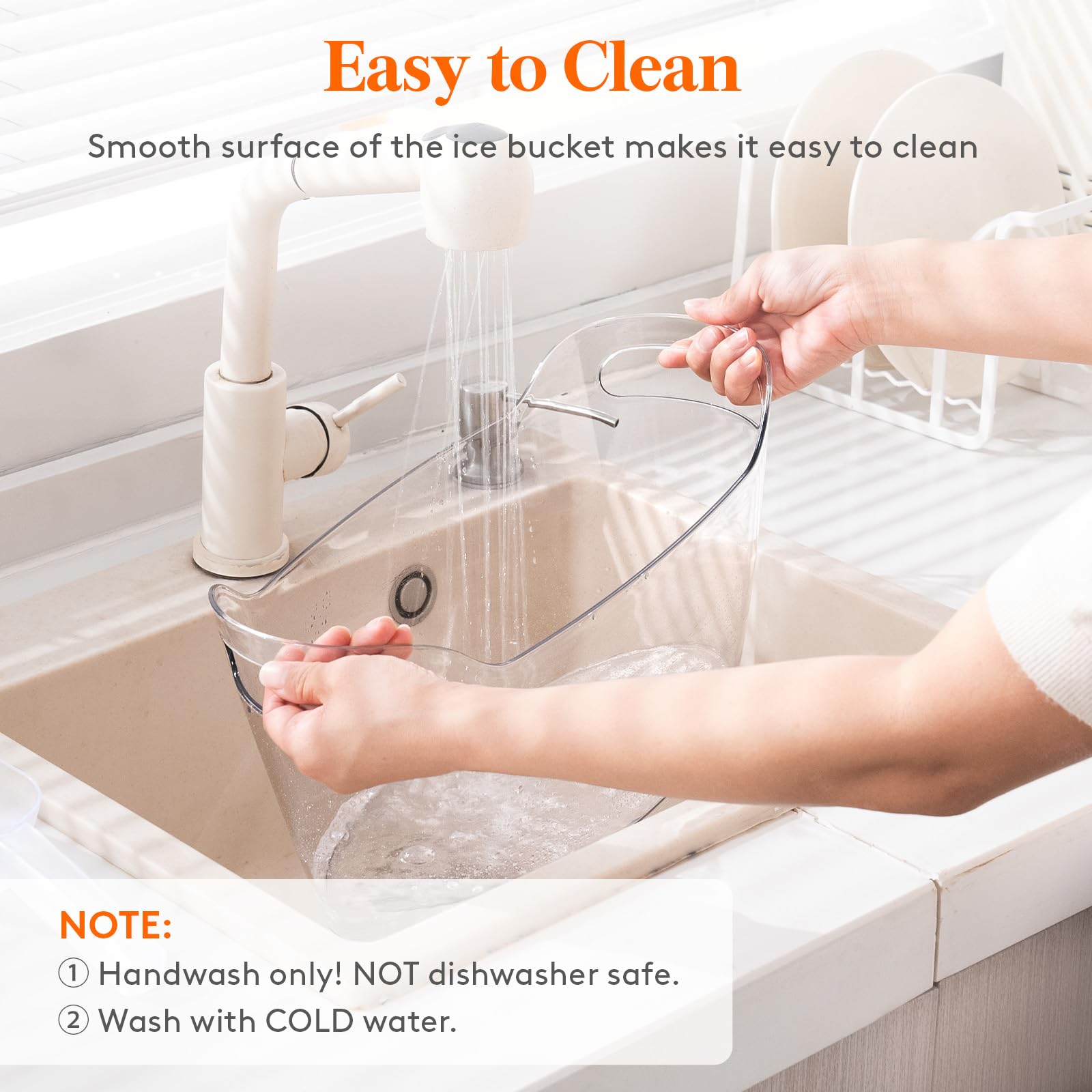Lifewit sturdy PET material resists drops and cracking