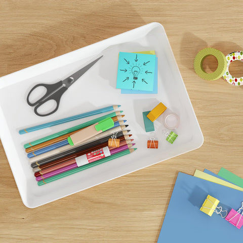 Lifewit multipurpose trays for crafts, snacks, and display.