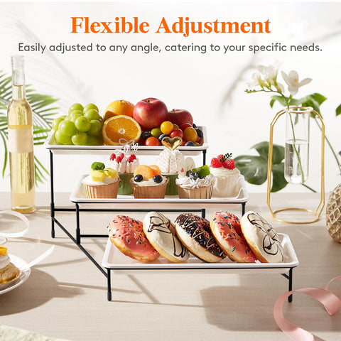 Non-slip feet prevent movement during service on a smooth surface.
