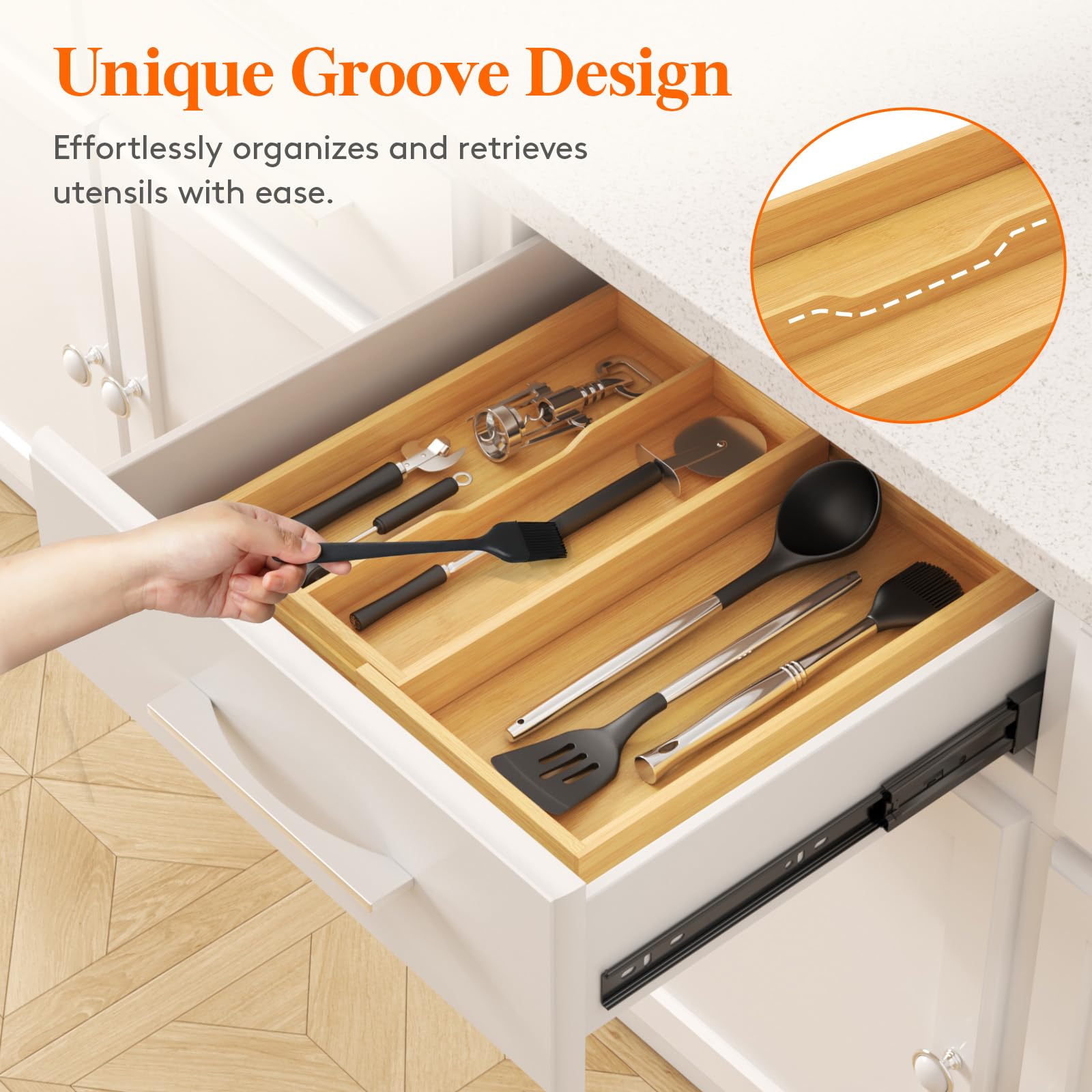 Lifewit crack-resistant durable construction lasts daily use.