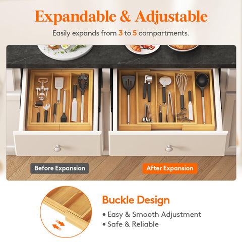 Lifewit easy-clean surface keeps organizer looking new after use.