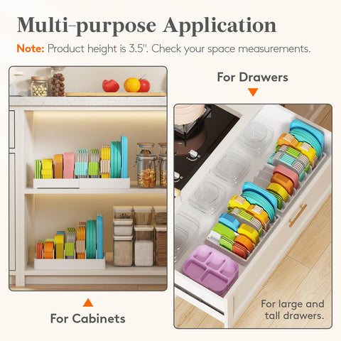 Lifewit ventilation holes help keep items dry in cabinets.