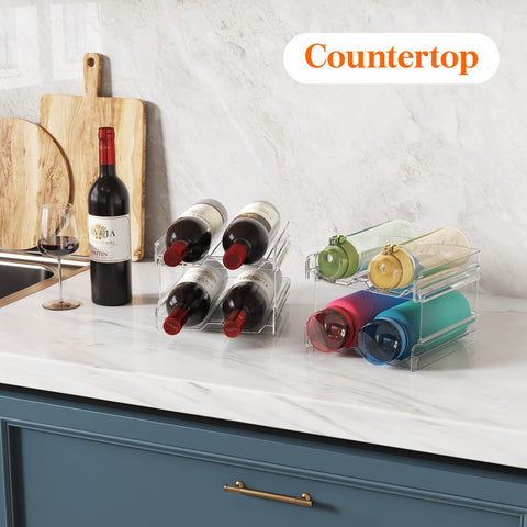 Lifewit two-shelves setup maximizes vertical storage in tight spaces.