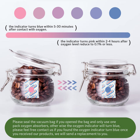 LIFJOY absorbers in a mason jar demonstrating long-term storage