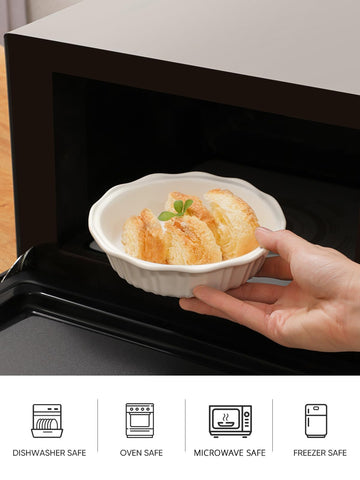 LIFVER dishwasher safe ceramic pan for easy cleanup after baking