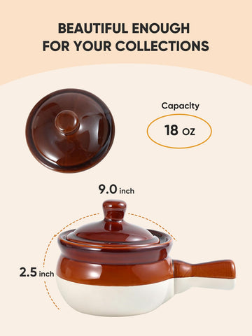 LIFVER oven-safe ceramic bowls—safe up to 450°F for baking and reheating.