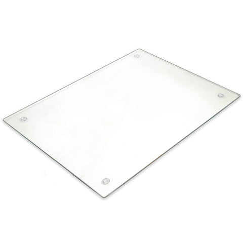 Light In The Dark glass cutting board, dishwasher safe, easy to clean after meal prep.