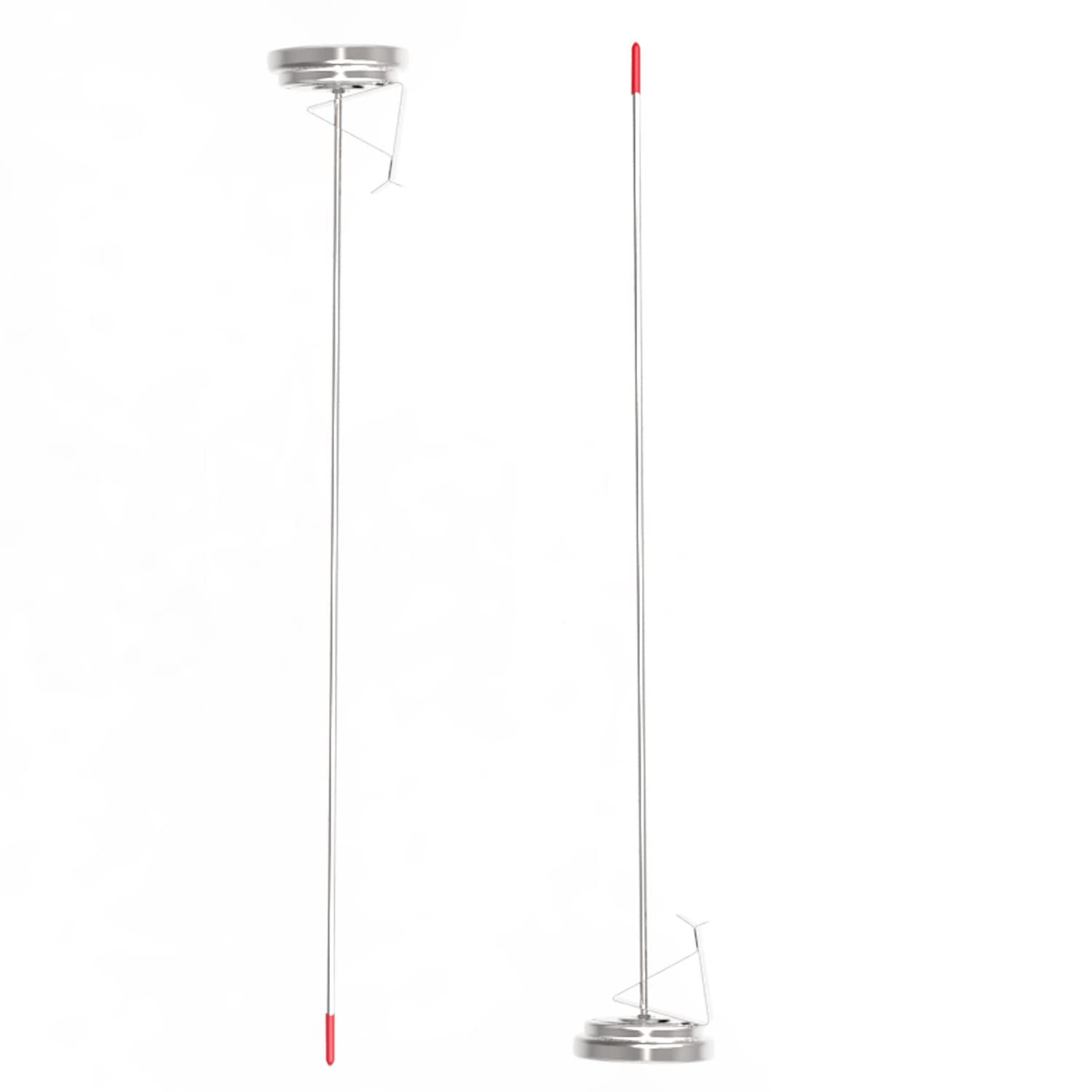LightBeam thermometer positioned over a pot for accurate deep frying temperature checks.