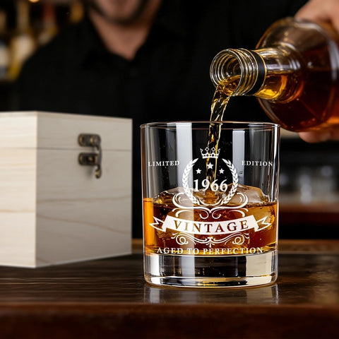 Lighten Life 12oz whiskey glass ideal for bourbon, scotch, or cocktails.