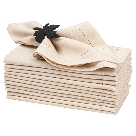 Light & Pro Napkins hemstitched 18x18 for elegant dining and everyday use.
