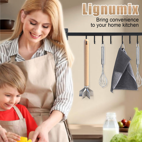 Lignumix integrated storage hook keeps tool handy