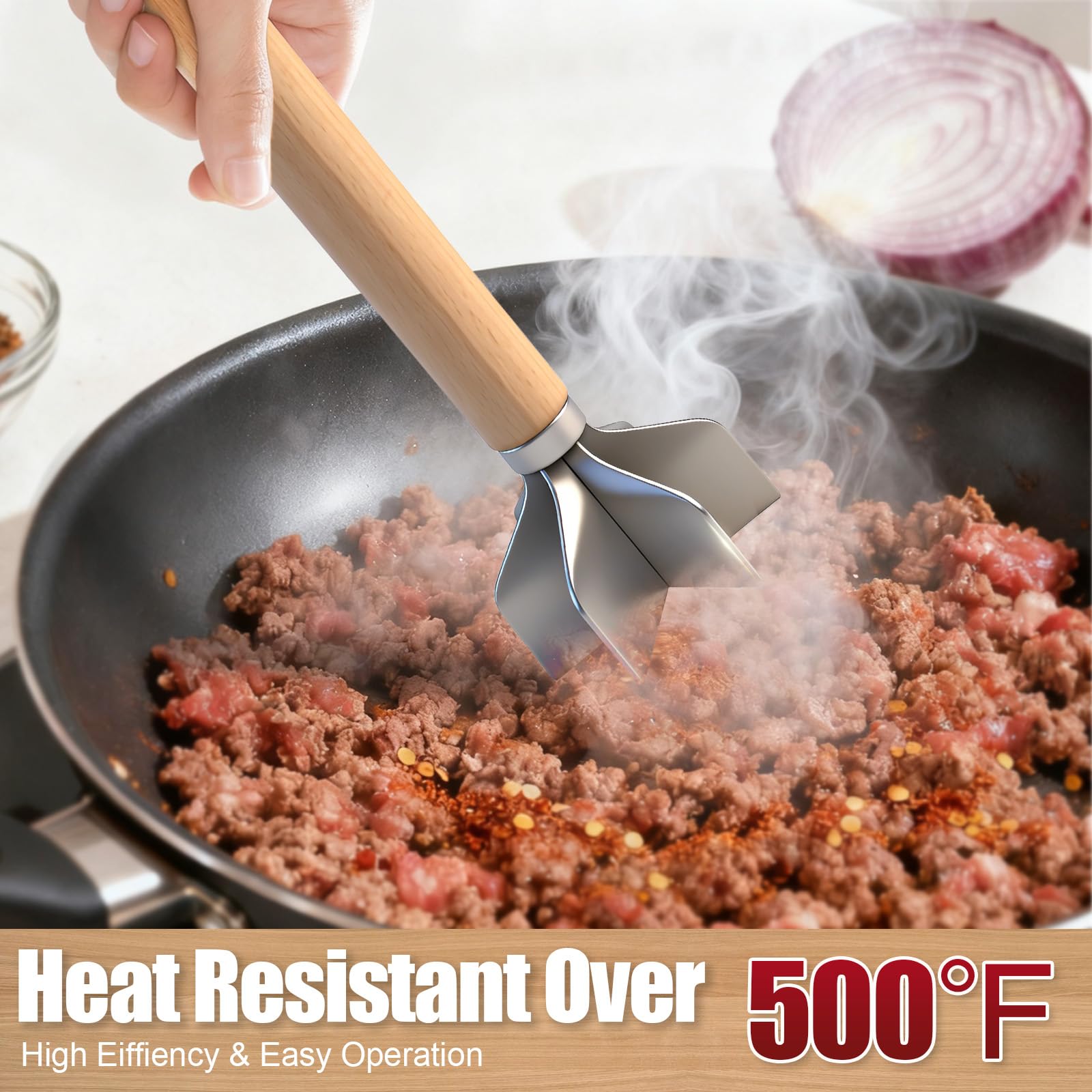 Lignumix stainless steel surface easy to clean after use