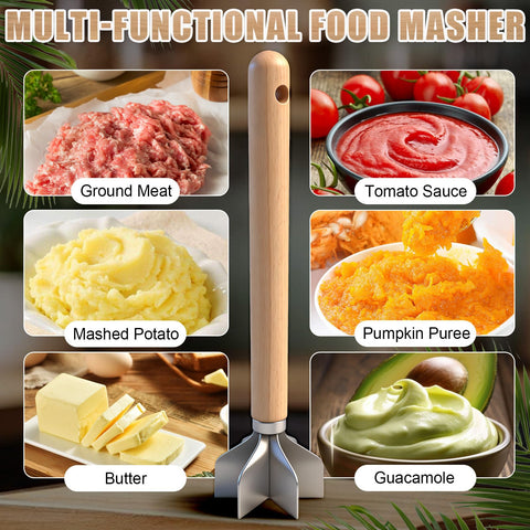 Lignumix potato masher and vegetable chopper in one