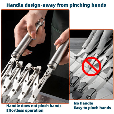Lihengkong pie crust and brownie cutter tool supports versatile baking tasks.