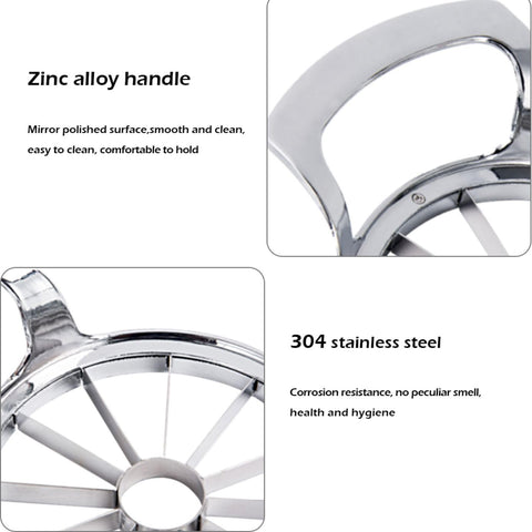 LIIGEMI Apple Slicer blades require careful handling to avoid injuries.