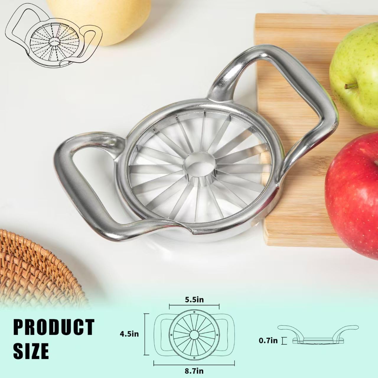 LIIGEMI versatile tool for apples, pears, onions, and potatoes