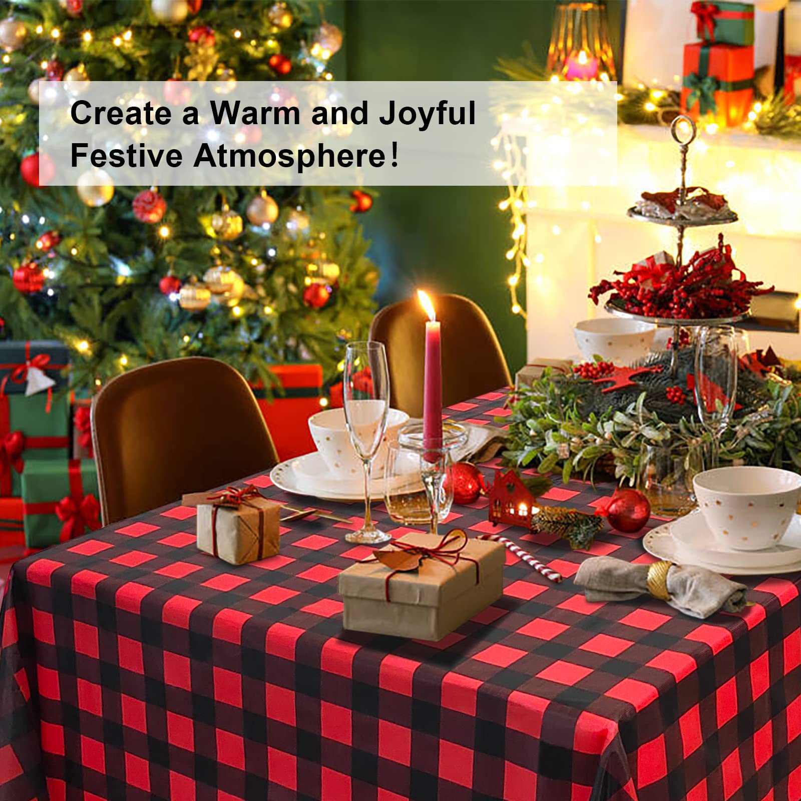 LIKAJON waterproof surface keeps stains from reaching the table