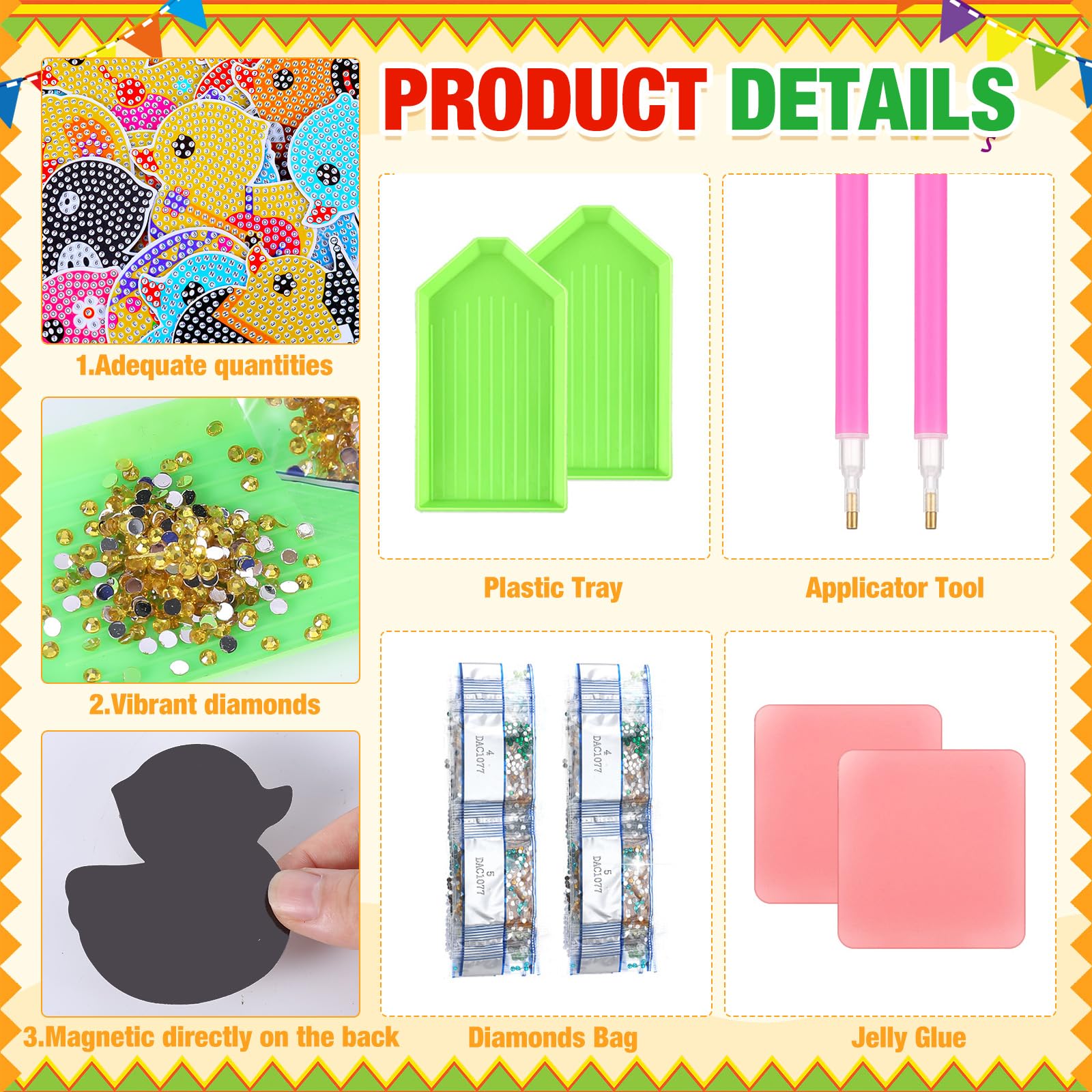Liliaafar customizable fridge decor DIY kit for seasonal updates