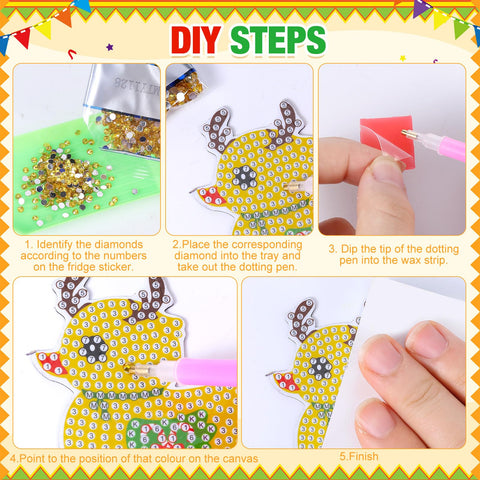 Liliaafar diamond painting magnets tray and rhinestones for easy crafting