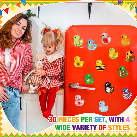 Liliaafar duck diamond decor fridge designs brighten kitchens and offices