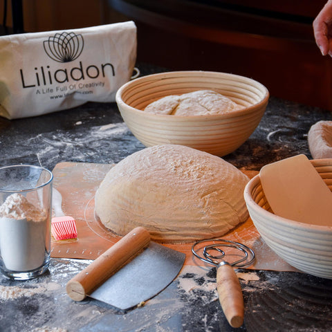 Liliadon basting brush for even moisture and a glossy bake.