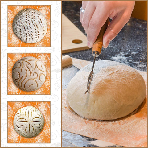 Liliadon sourdough lame blades for clean scoring and professional crusts.