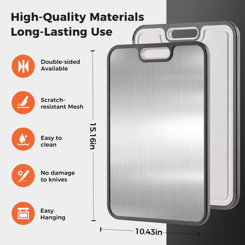LILISPAI double-sided cutting board for meat and vegetables