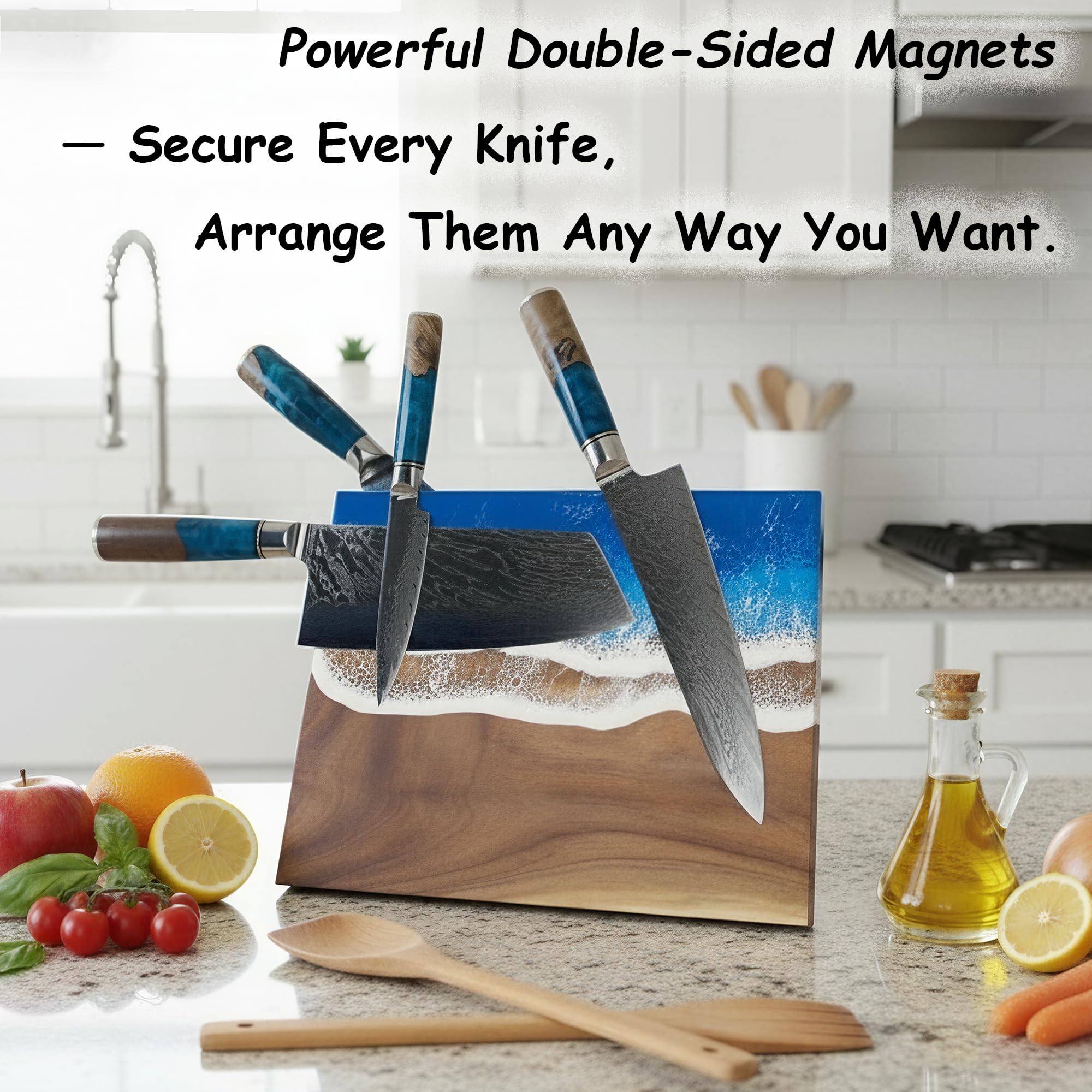 LILKUISYN double-sided magnets securing utensils on stand