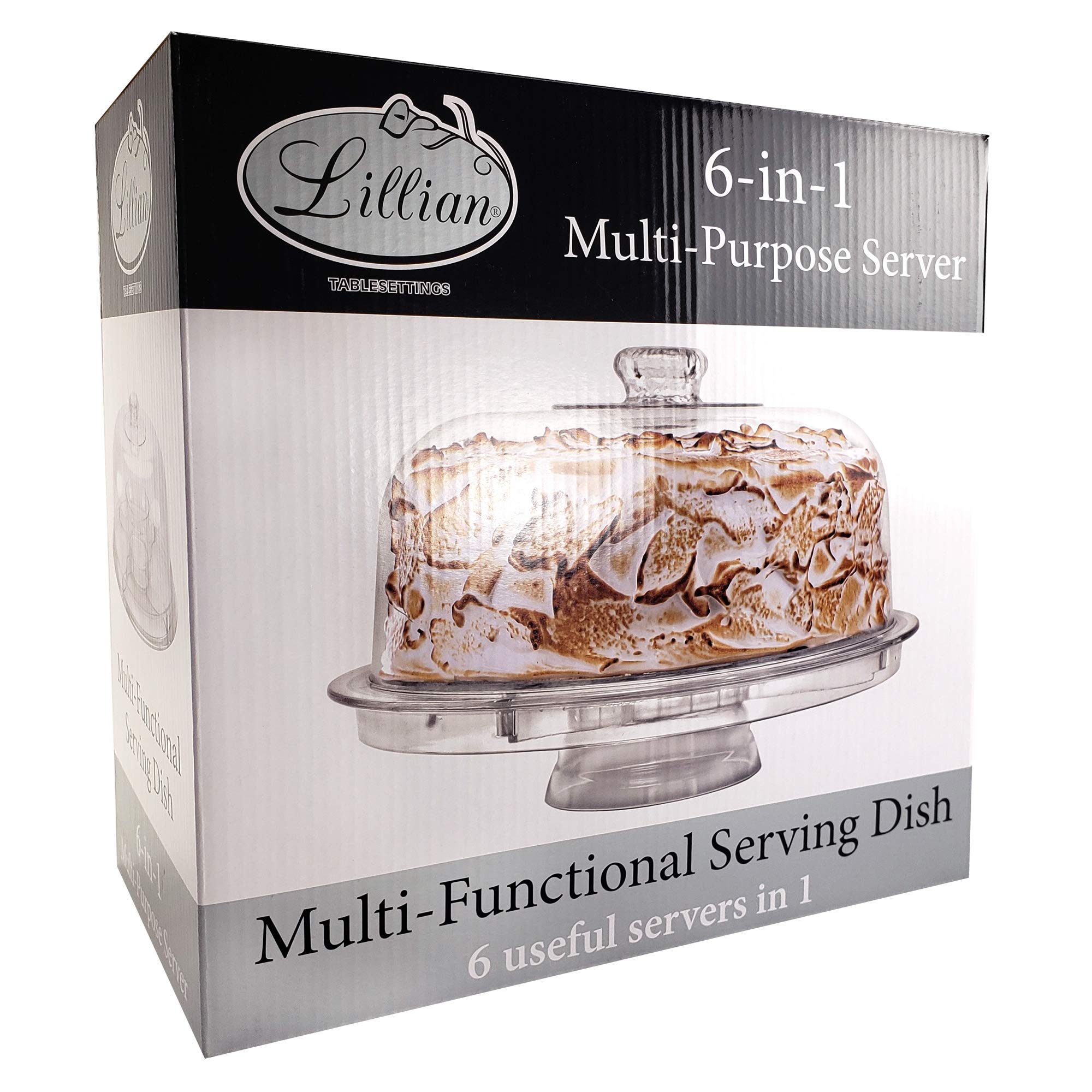 Lillian Tablesettings BPA-free material ensures safe, convenient serving