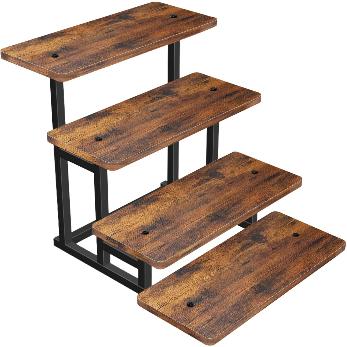 Lilybud Lily Cupcake Stand with a four-tier wooden frame for sturdy dessert displays.